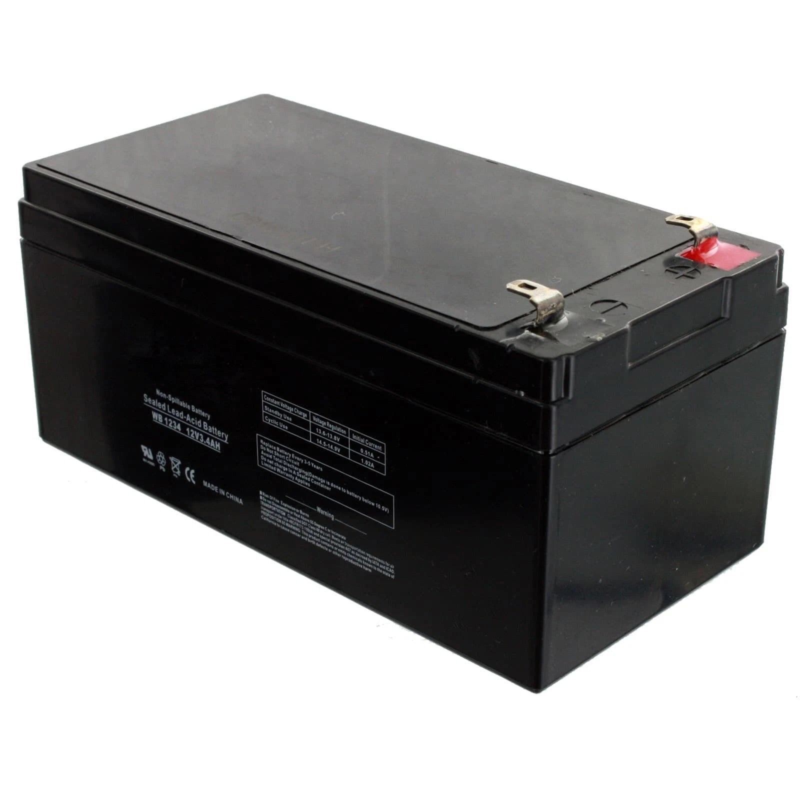 NEW 5pc 12V 3.4Ah SLA Battery EB1234 For UB1234, D5740, PS1230