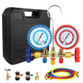 HVAC A/C Air Refrigeration Kit AC Manifold Gauge Set Brass R134A R502 R22 R12