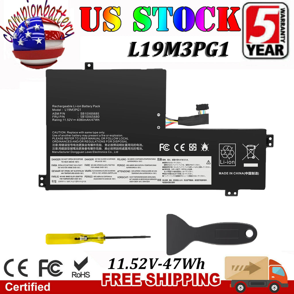 L19M3PG1 L19C3PG1 Battery For Lenovo 100e 300e Chromebook 2nd Gen AST 82CE 47Wh