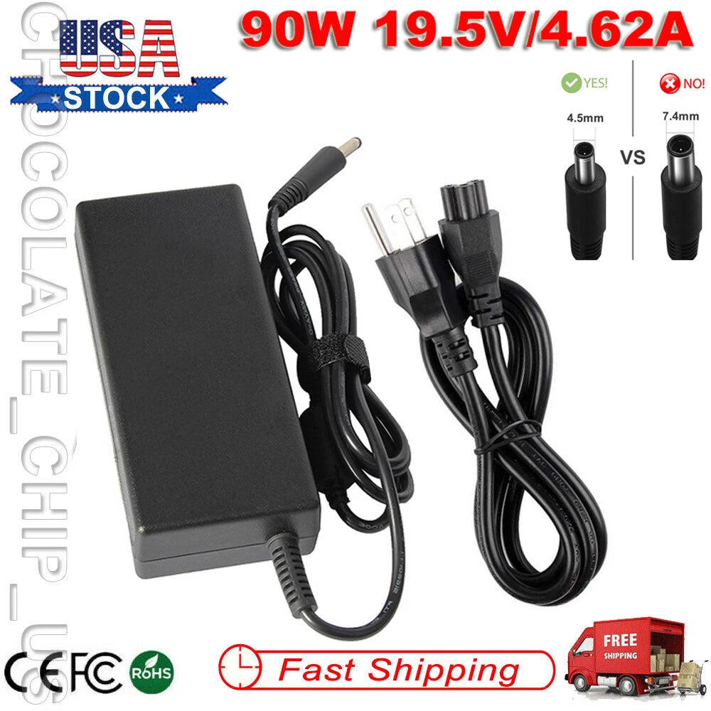 90W AC Adapter Charger for Dell Inspiron 15 5555 5567 5558 5559 3551 3552 3558