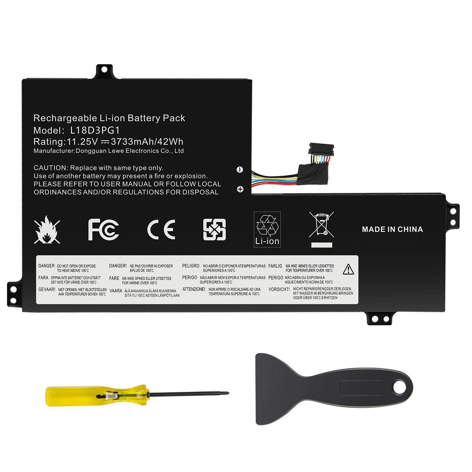 ? L17M3PB0 L17L3PB0 L18D3PG1 BATTERY FOR LENOVO 100E 300E 500E CHROMEBOOK SERIES