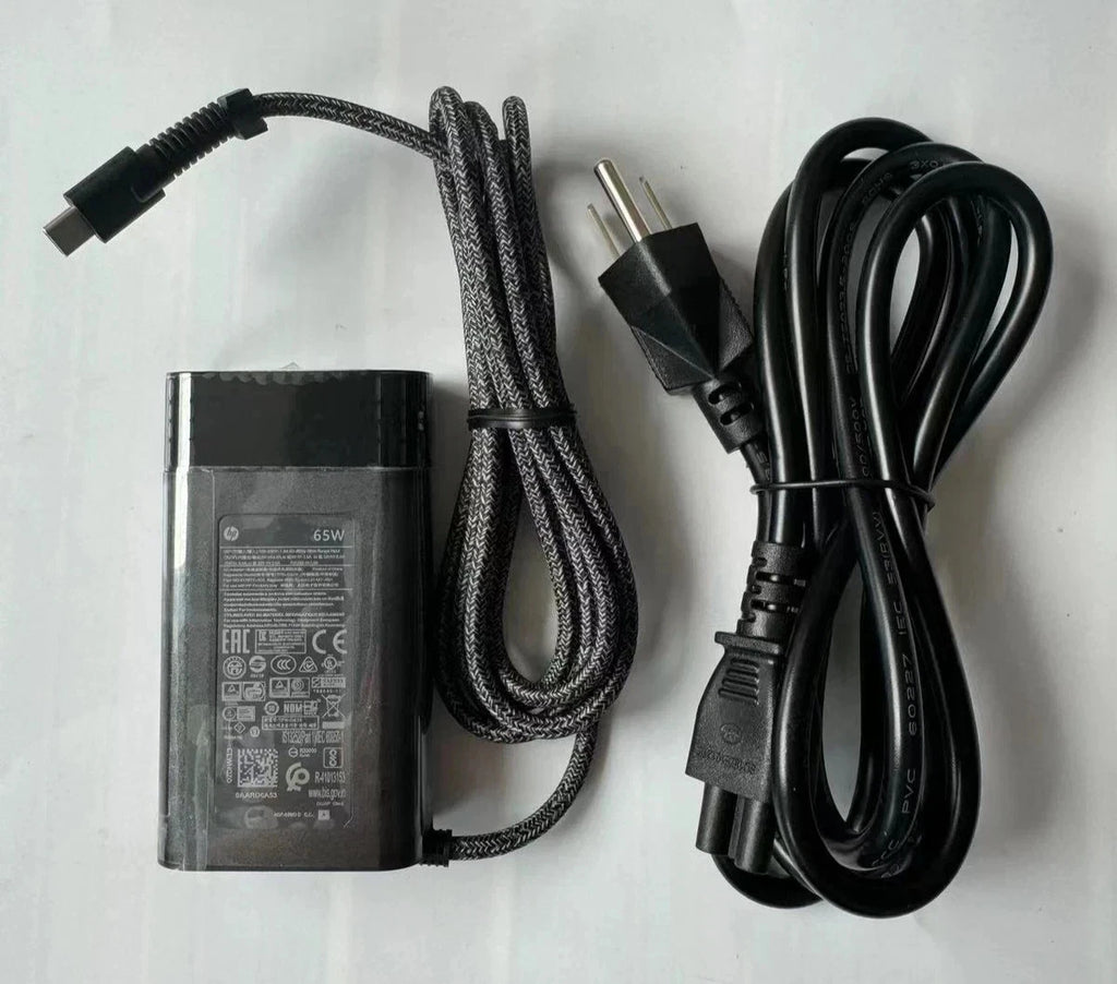 Genuine 65W HP USB C Type C AC Adapter Charger For ENVY 15-EW0013DX 13-bf0013dx