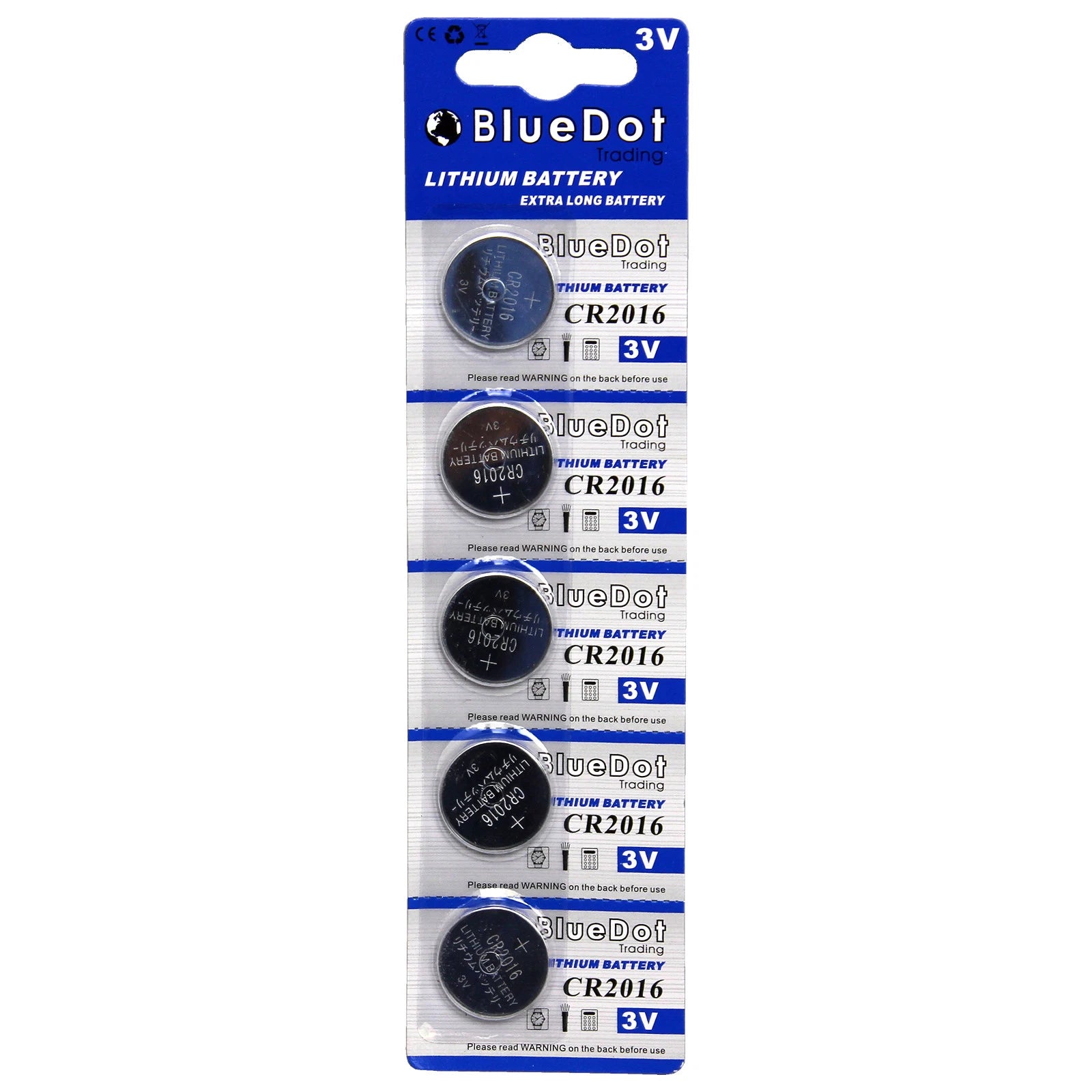 5 PC CR2016 CR 2016 DL2016 2016 208-208 Lithium battery ~ Fast Shipping from USA