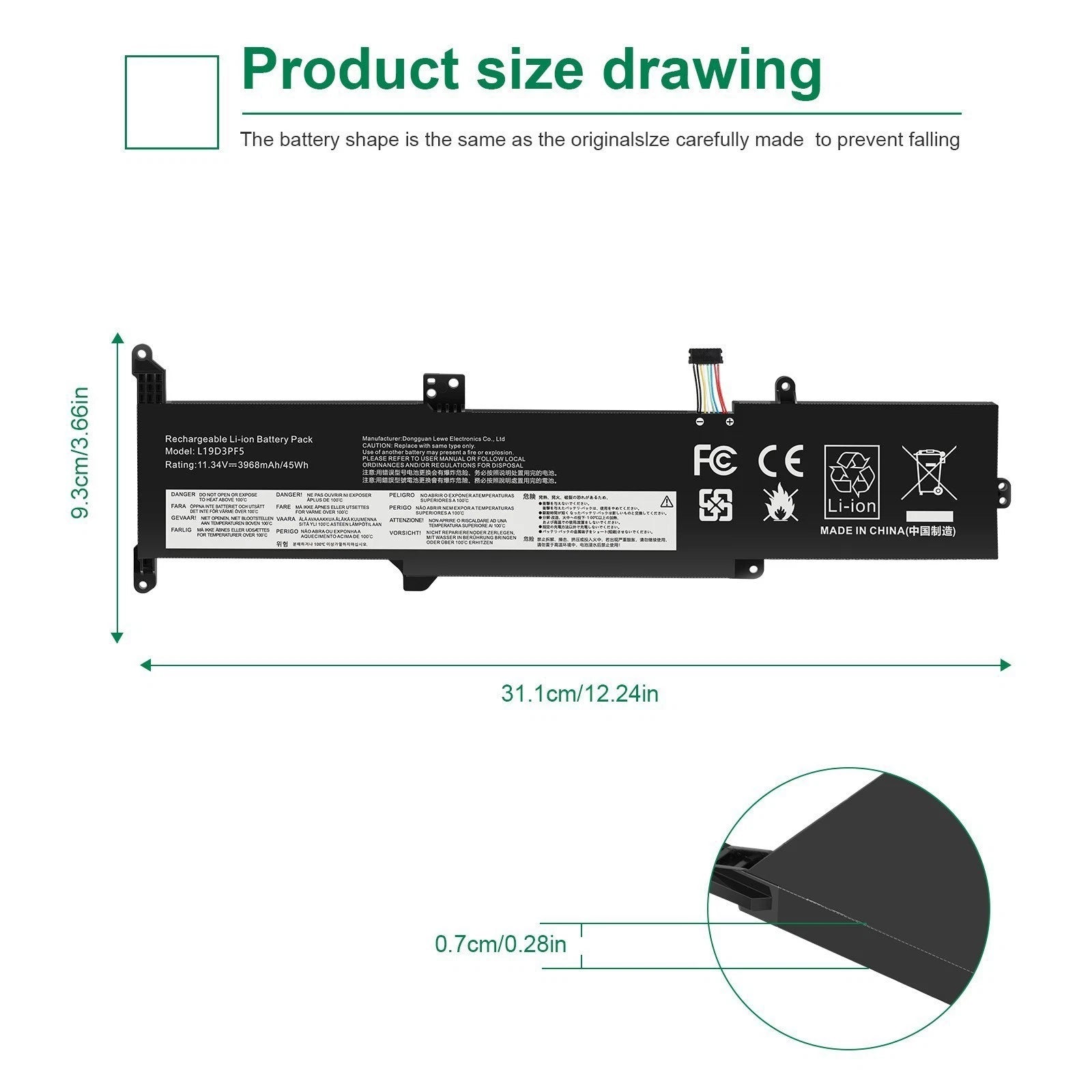 ?Battery For Lenovo Ideapad 320 L16L2PB2 L16L2PB3 L16S2PB2 L16C2PB2 /L19C3PF7