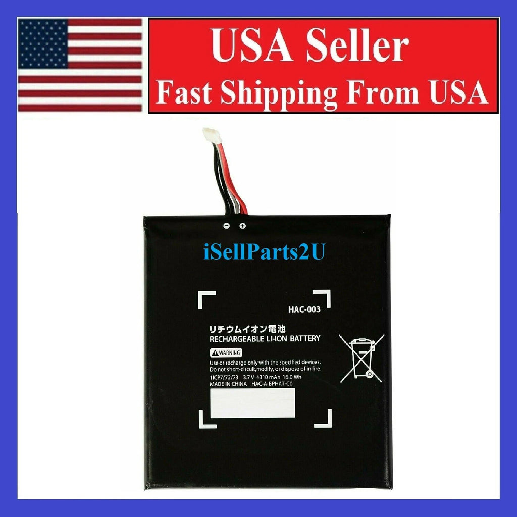 New 4310mAh HAC-003 Replacement Battery for Nintendo Switch Console With Tools