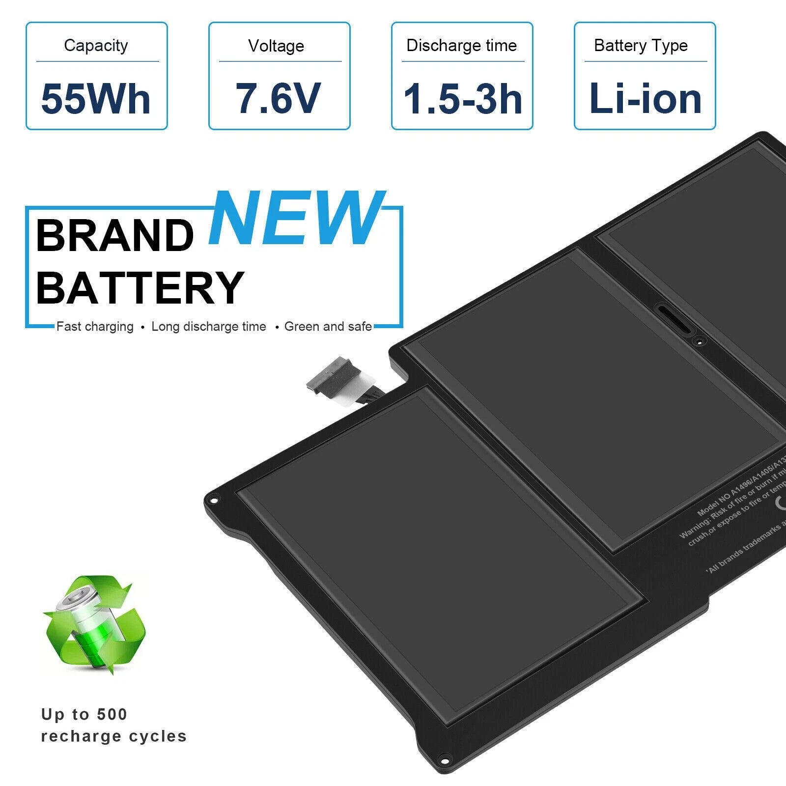 ?LOT A1496 A1466 Battery for Apple MacBook Air 13''A1405 A1369 2014 2015 2017
