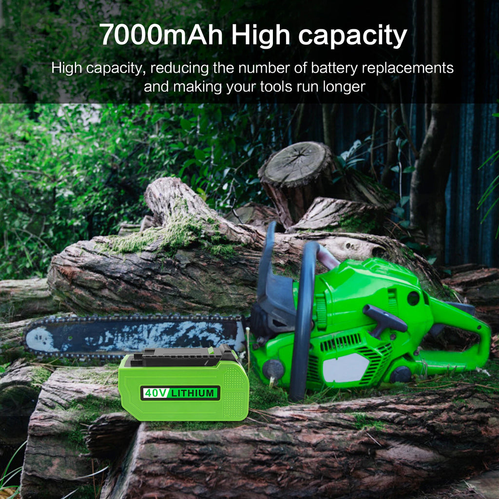 7.0AH 40V G-MAX Lithium Battery for GreenWorks 29472 29462 29462 29252 20202 USA