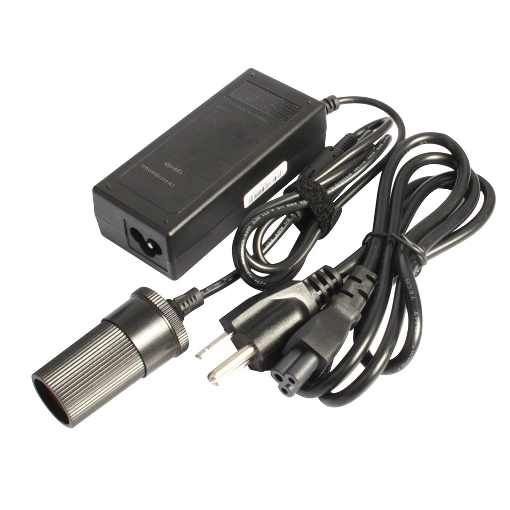 AC&DC Power Adapter,5A Converter 110V AC to 12V DC,Car Cigarette Ligher Socket