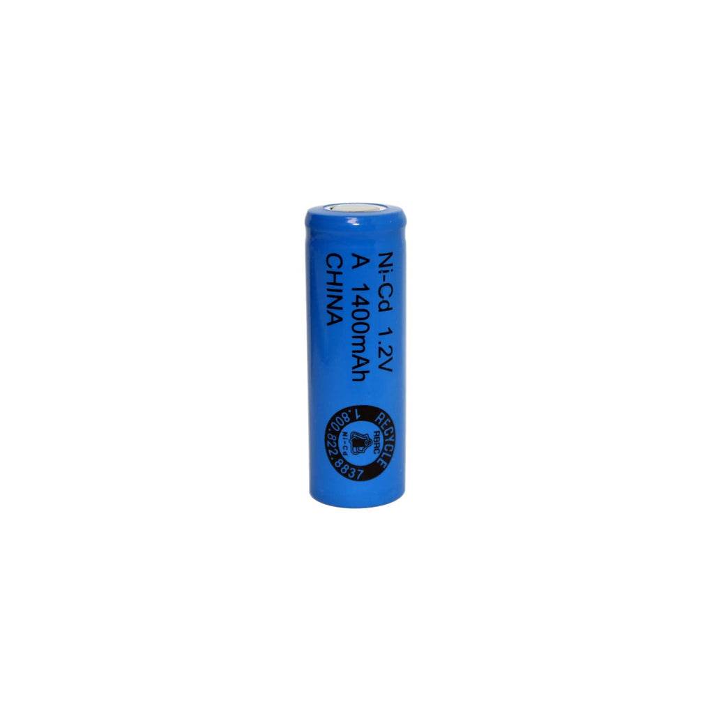 A Size Rechargeable Battery 1400mAh Nickel Cadmium Flat Top Cell