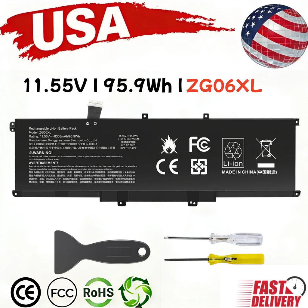 ?95.9Wh Battery For HP ZBook Studio X360 G5 Elitebook 1050 G1 Series ZG06XL