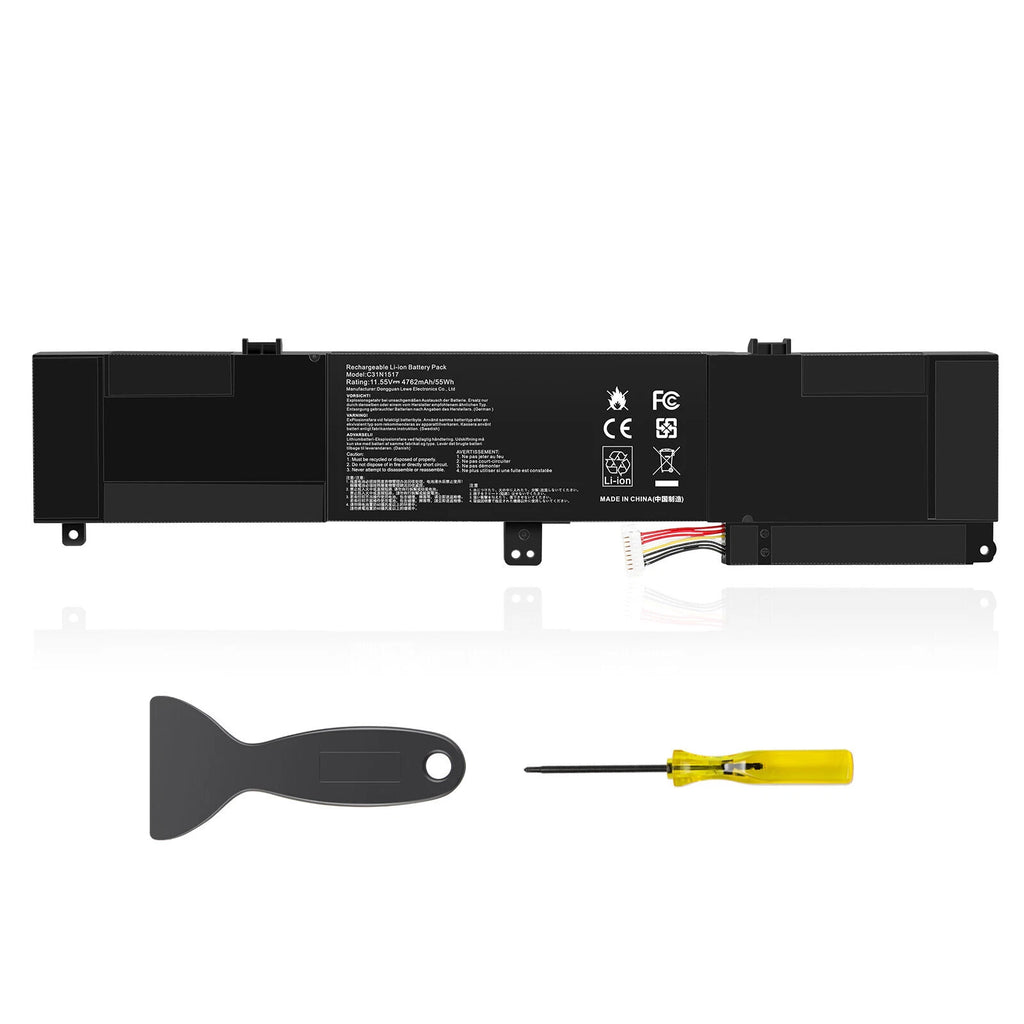 55Wh C31N1517 Battery For ASUS VivoBook Flip TP301 TP301U TP301UA TP301UJ Q304U