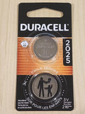 2 pc DURACELL CR2025 lithium 3v battery key fobs etc (EXPIRATION DATE 05/2035)