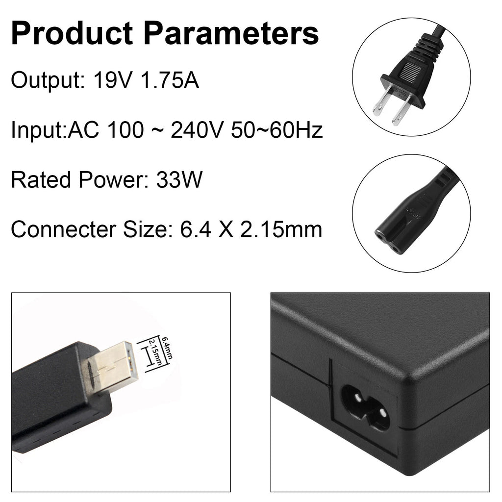 AC Adapter For Asus Charger Vivobook E200H E205 E202S L205SA L205S Power Supply