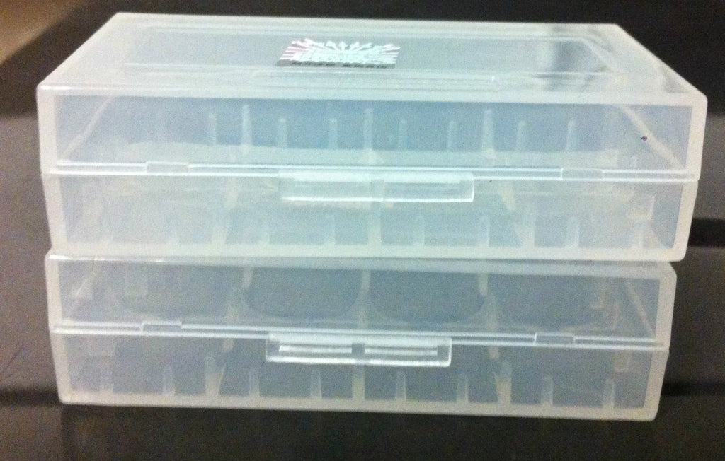 Brand New "2" Plastic Storage Case Holder Boxes for 17650, 18500, 18650 Battery