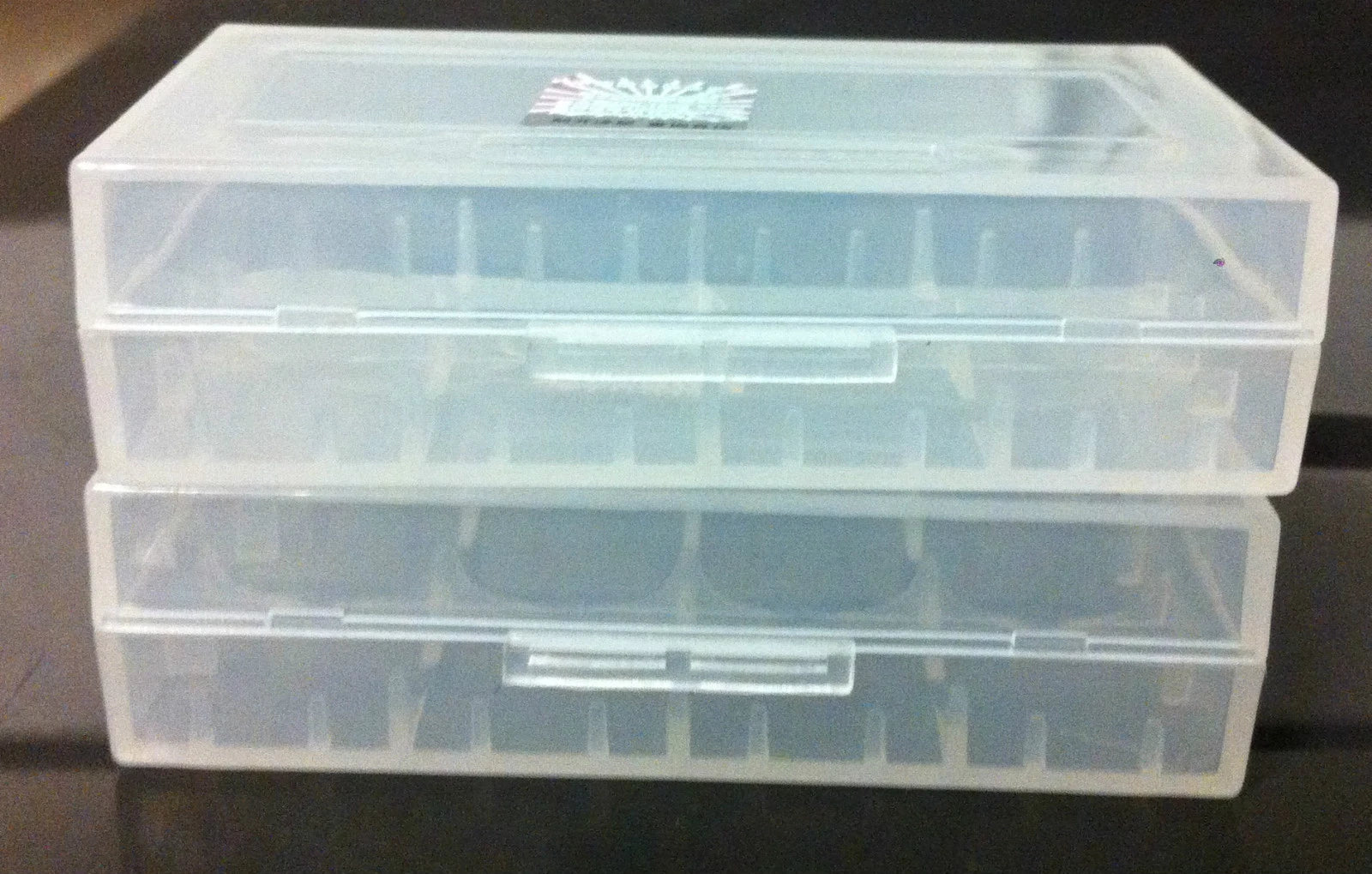 Brand New "2" Plastic Storage Case Holder Boxes for 17650, 18500, 18650 Battery