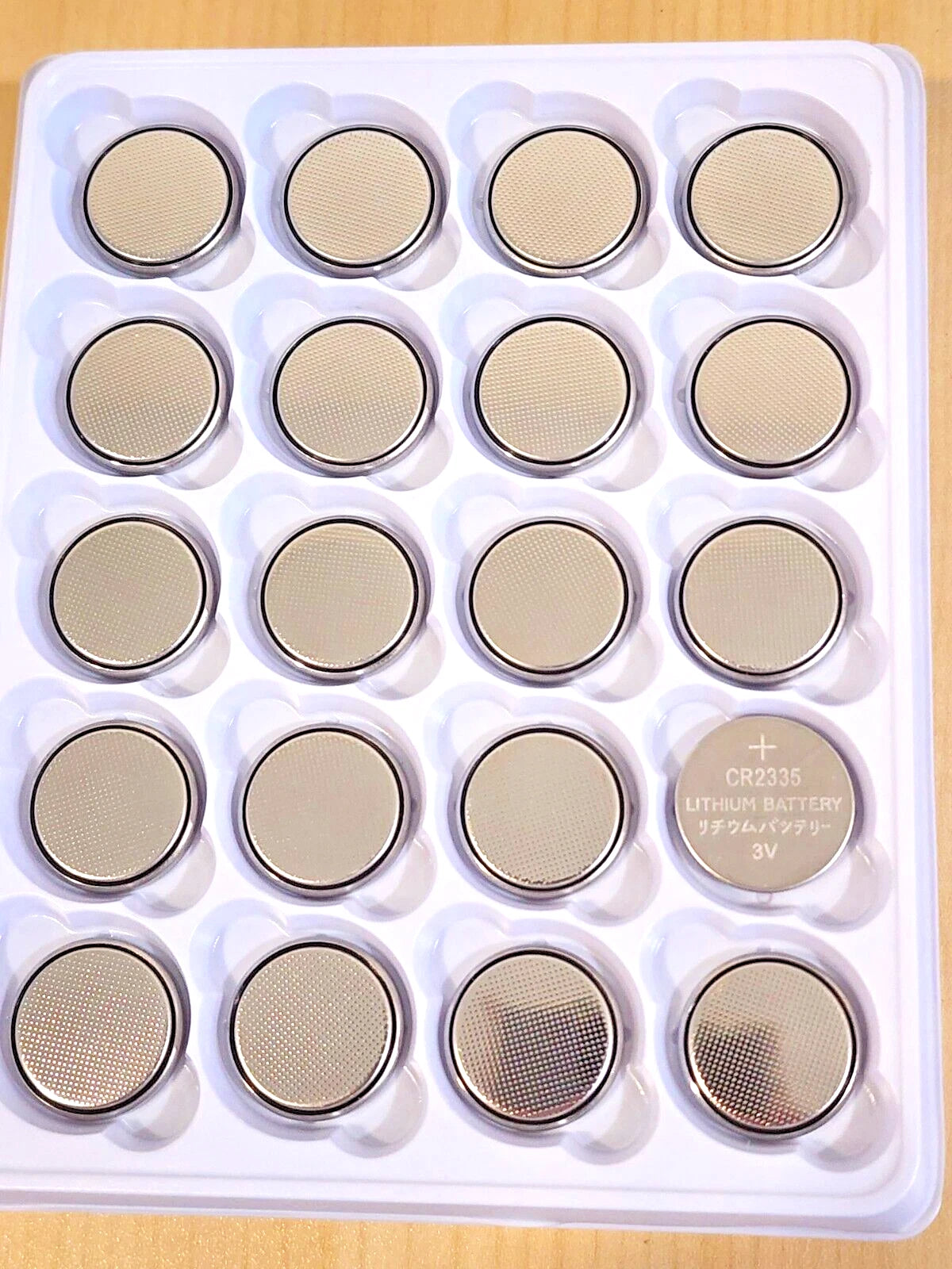 20 PC NEW CR2335 2335 3v LITHIUM BATTERY MFD Aug. 2024