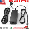 45W AC Adapter USB-C Charger for Lenovo Chromebook 300e 1st/2nd/3rd Gen Yoga 720