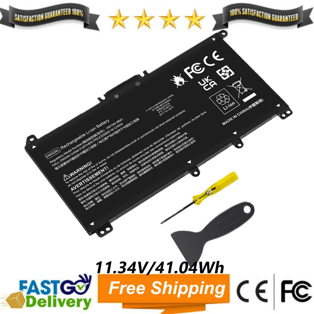 Battery HW03XL For HP Pavilion 15-EG 15-EH 17-CN 17-CP L97300-005 L96887-1D1