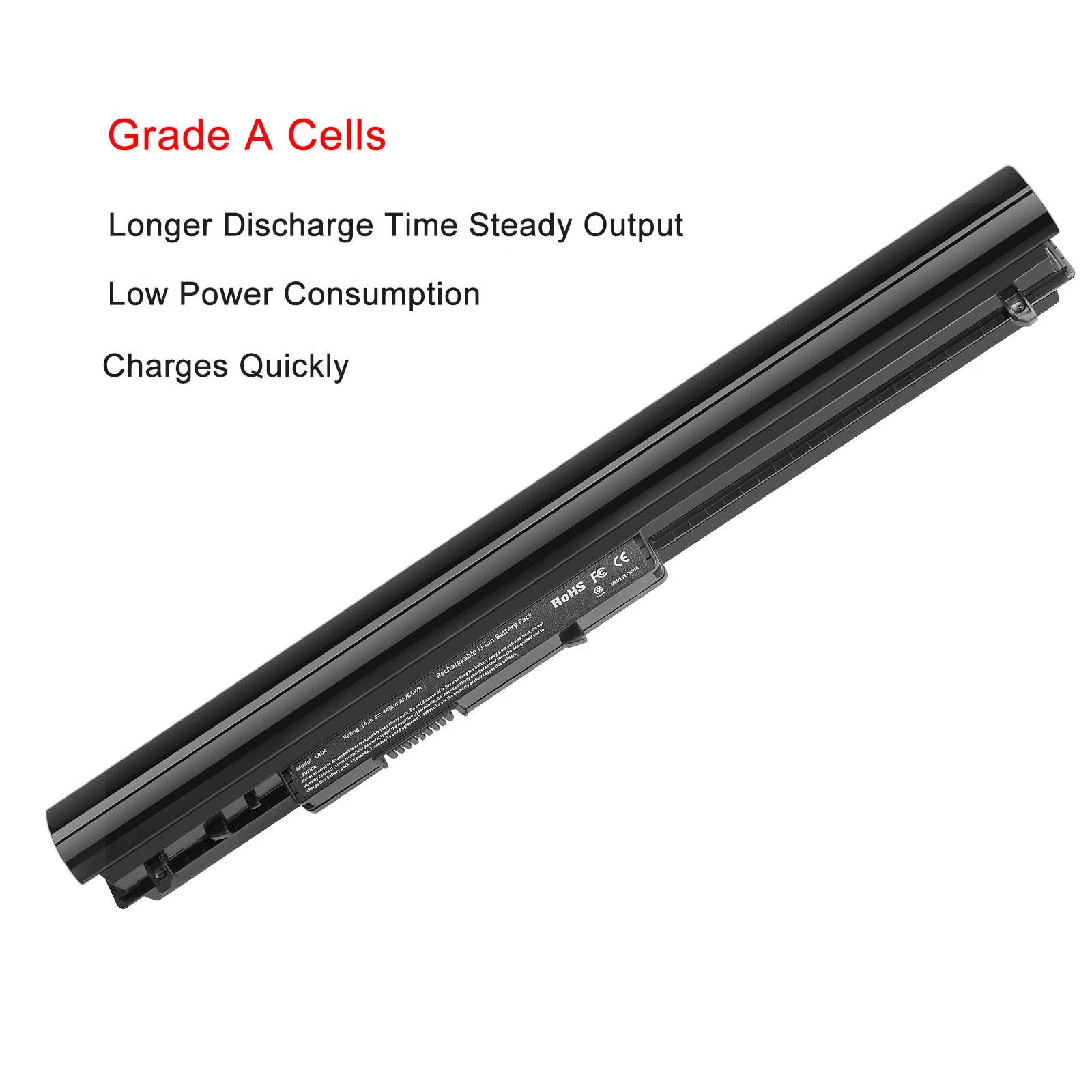 14.8V 8Cell 4400mAh Spare 776622-001 Battery for HP LA04 LA03 LA03DF LA04041-CL