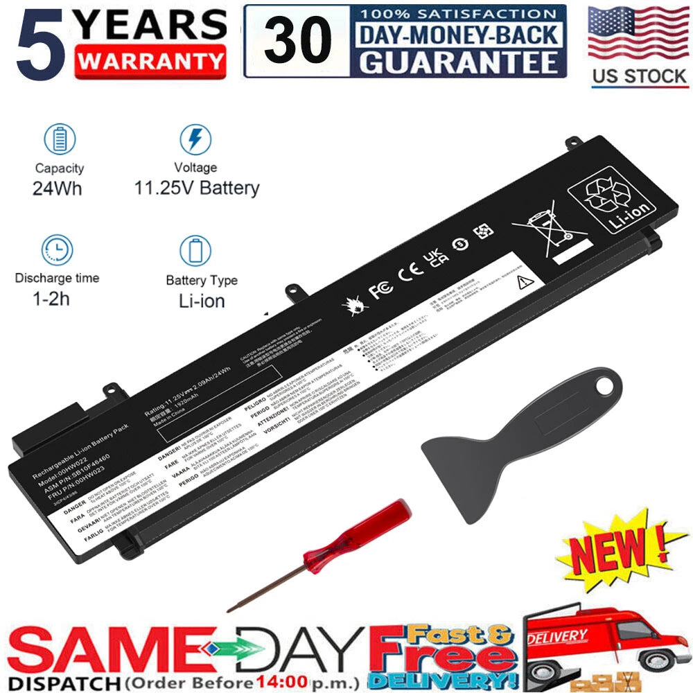 T460s T470s Battery 00HW023 00HW022 for Lenovo ThankPad SB10F46460 SB10F46474