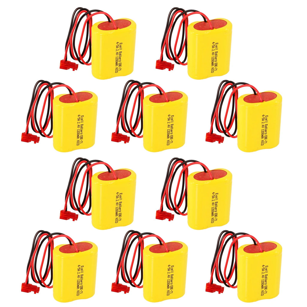 10pc Emergency Lighting Battery Compatible With Lithonia ELB2P401N CUSTOM-71