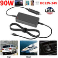 Car/Vehicle/Boat 90W Laptop Mains Charger USB-C Type C Power Adapter Supply Cord