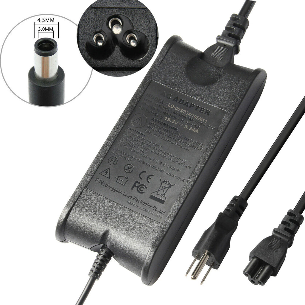 65W Charger For Dell Inspiron 13 15 3000 5000 7000 Laptop Adapter Power Supply