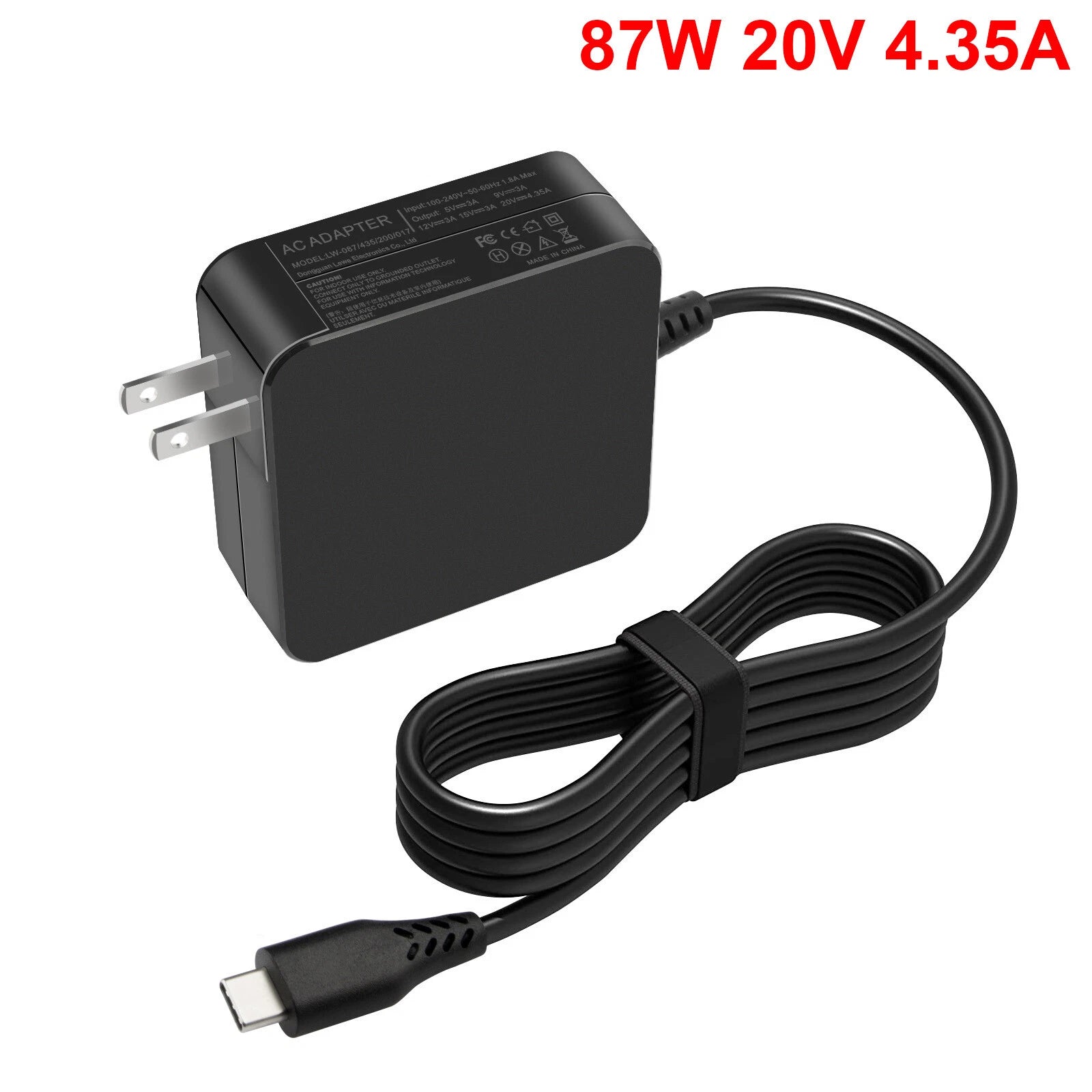 87W USB-C Power Adapter Charger for Apple Macbook Pro 15" 13" A1706 A1707 A1708