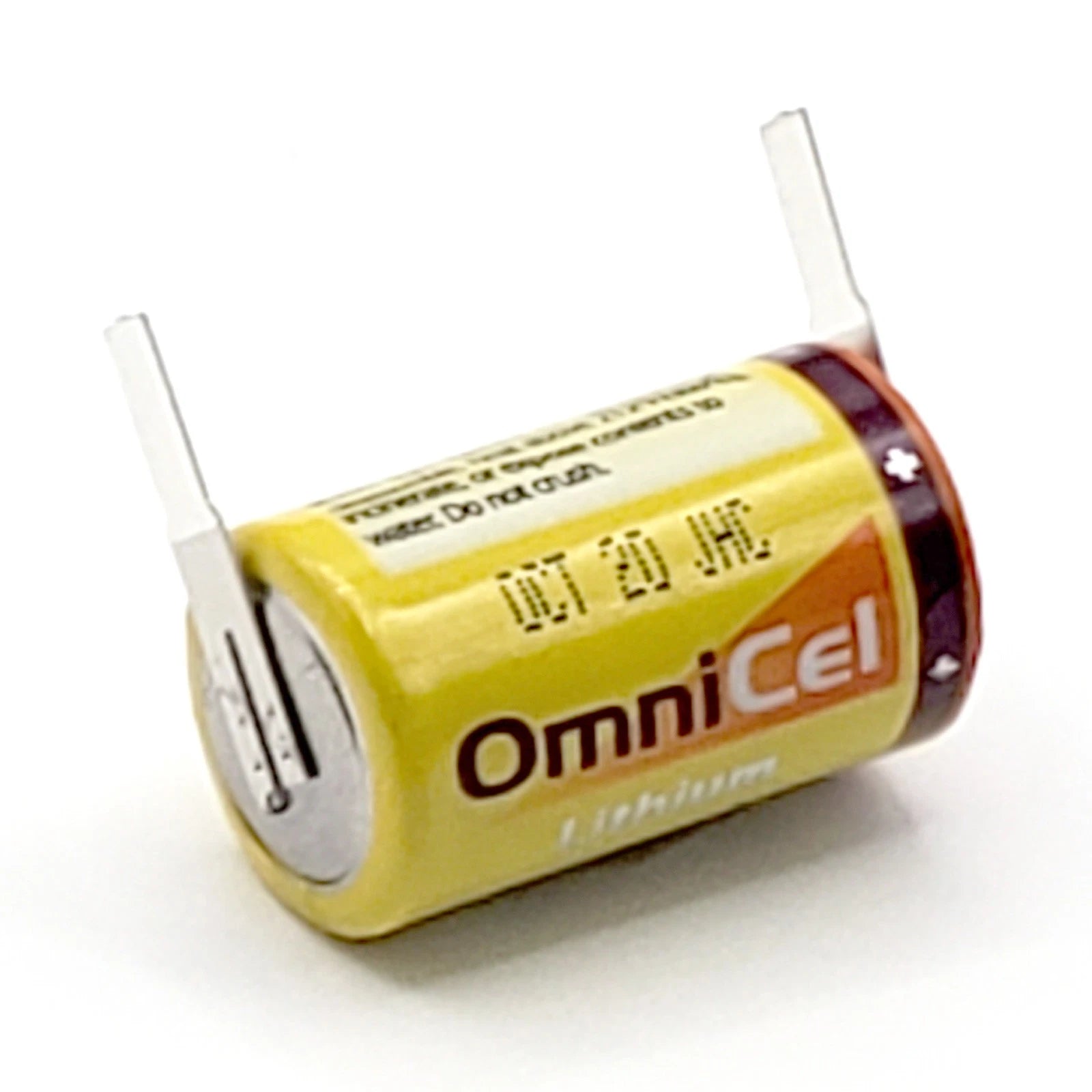 4x OmniCel ER14250 3.6V 1/2AA Lithium Standard Battery Tabs Sensors Detectors