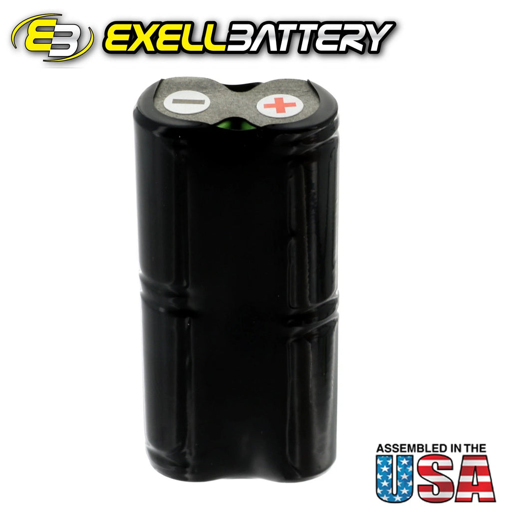 Exell 4.8V 650mAh NiMH Custom Battery Pack w/ Tabs
