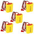 5pc Exit Sign Battery Lithonia ELB2P401N Compatible With ANIC1158