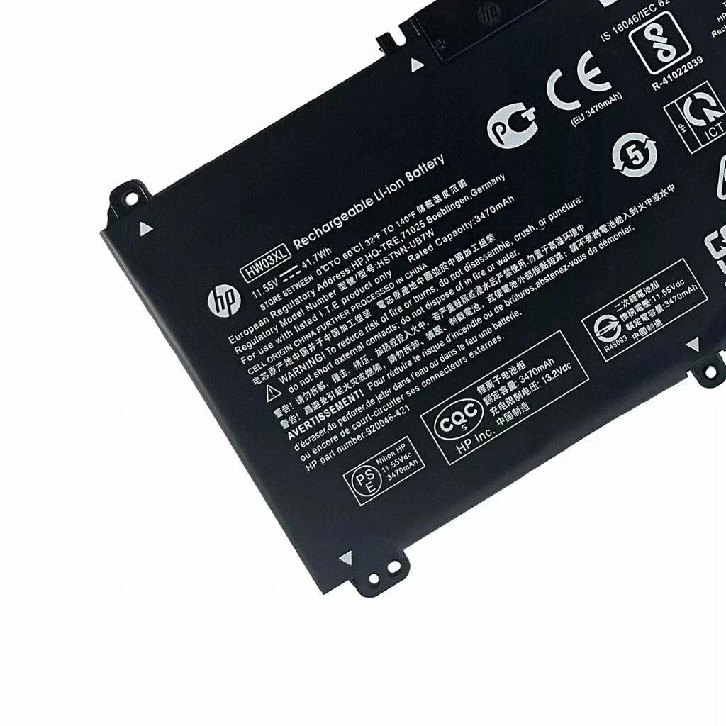 Genuine HW03XL Battery for HP Pavilion 15-EG 15-EG1025CL 15-EG1053CL 15-EH 17-CN