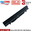 For ASUS A42-U46 Battery 14.8V 5200MAH For ASUS U46 U56 A32-U46 A41-U46 FASTSHIP