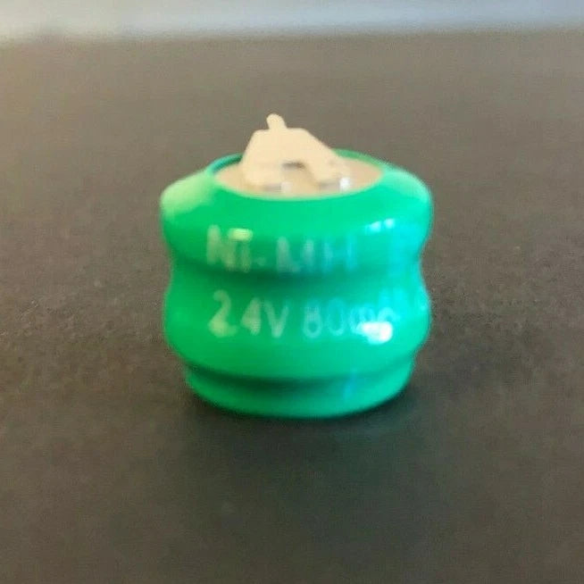 Brand New 2.4VB80H2A2H 2.4V 80mAh Rechargeable NiMH Battery w/ Welding Pins