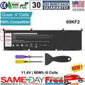 ?86WH 69KF2 Battery For Dell Precision 5550 5560 Alienware M15 M17 XPS 15 9500