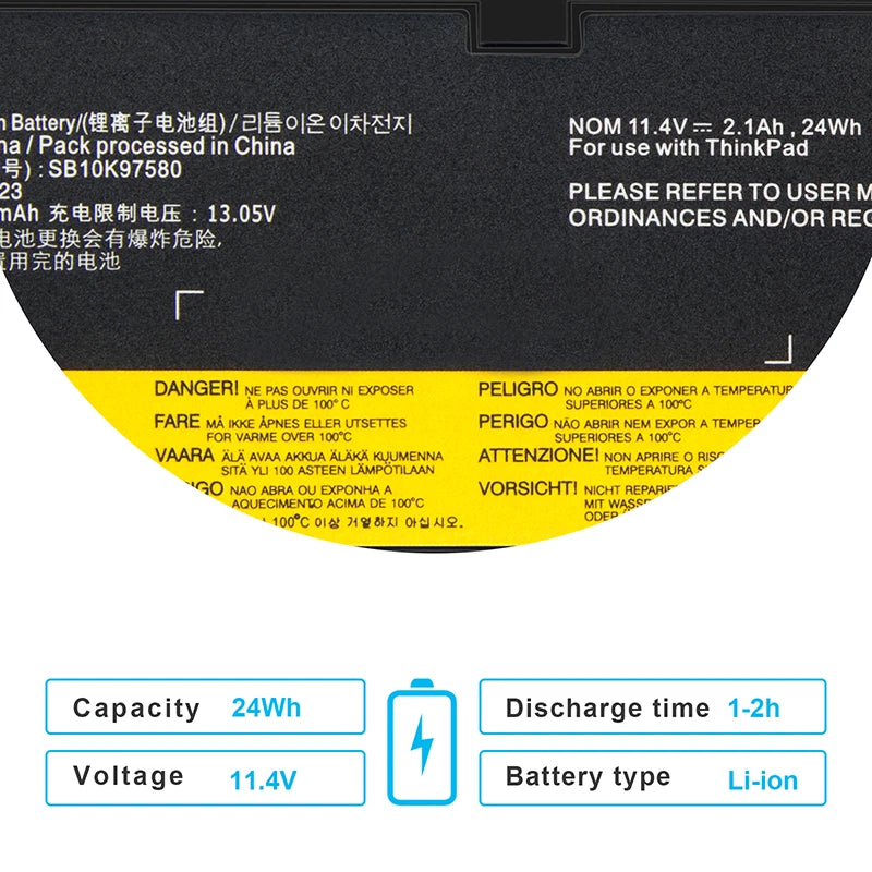 01AV423 Battery For Lenovo ThinkPad T470 T480 T570 T580 A475 A485 SB10K97579 NEW