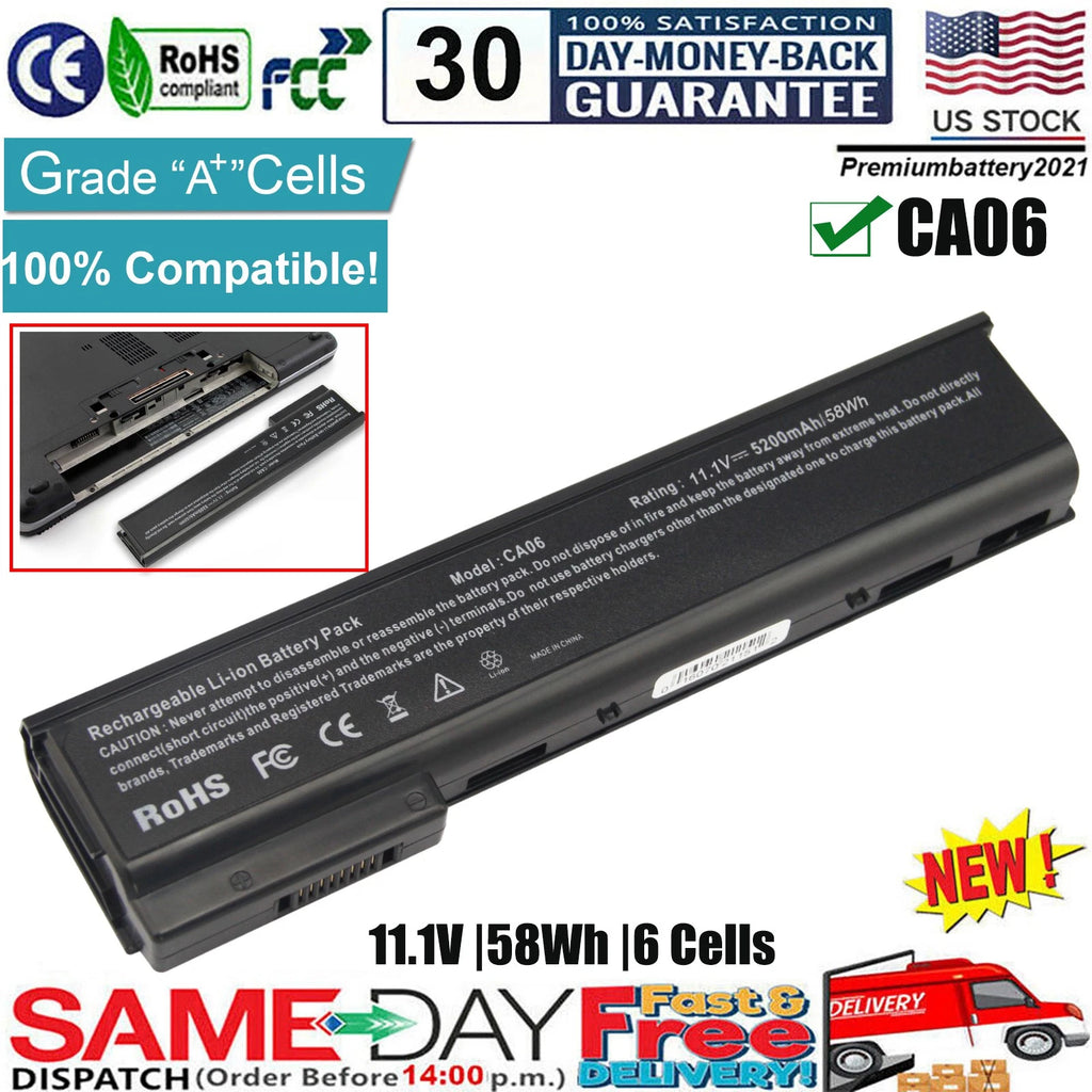 ? CA06XL Battery For HP ProBook 640 645 650 655 G0 G1 718677-421 HSTNN-LB4X PC