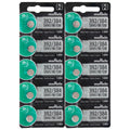 10 Murata Replaces Sony Silver Oxide SR41SW SR41W SR41 Watch 1.55V Battery