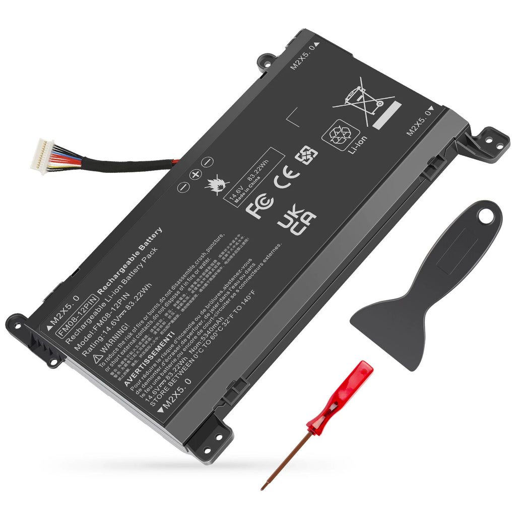 FM08 HSTNN-LB8A 922752-421 Battery For Hp Omen 17-AN014NG TPN-Q195 Series 12 Pin