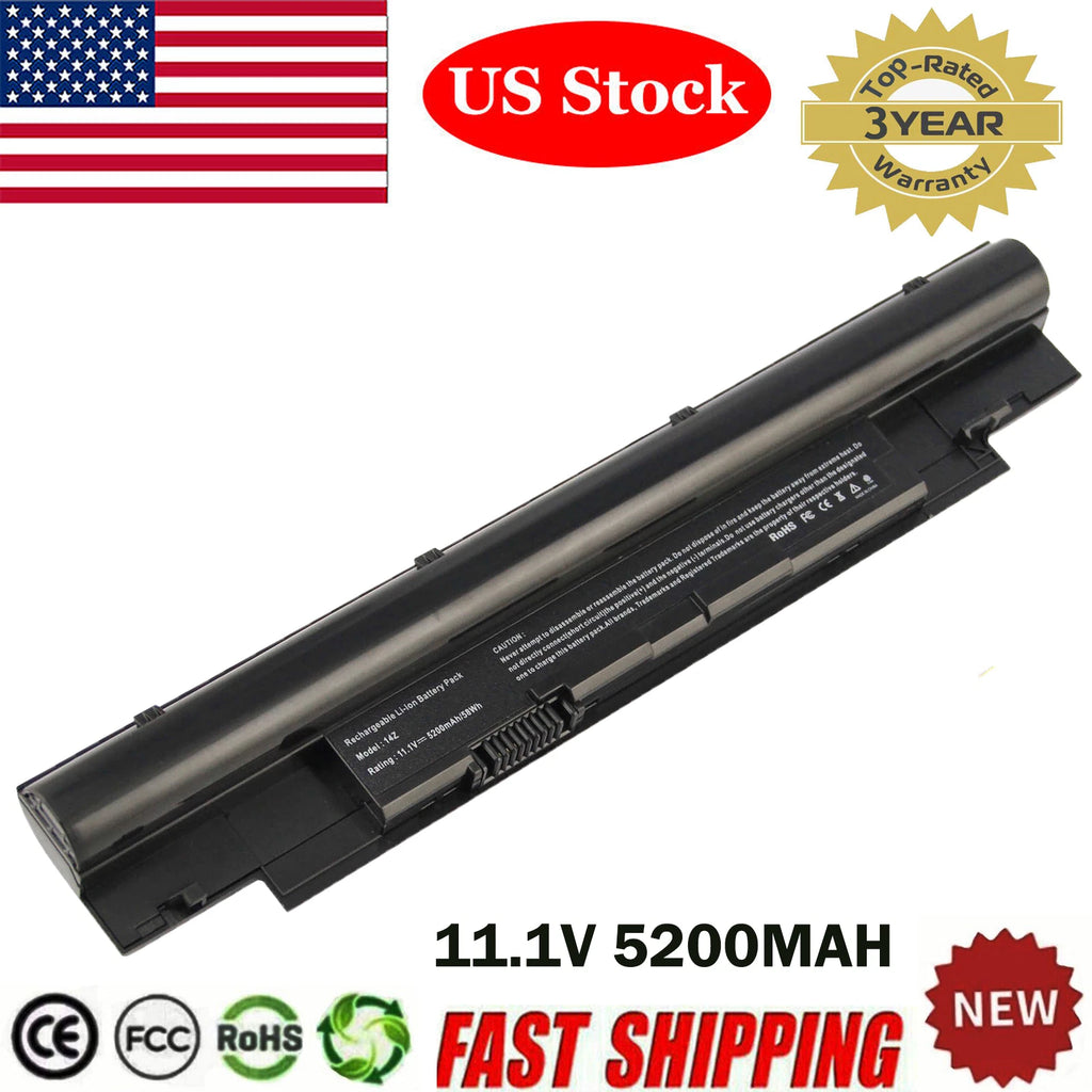 Battery for Dell Inspiron N311Z N411Z Latitude 3330 Vostro V131O H7XW1 5200mAh