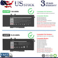 4GVMP 3HWPP Battery For Dell Latitude 5400 5500 5401 5501 Precision 3540 3541