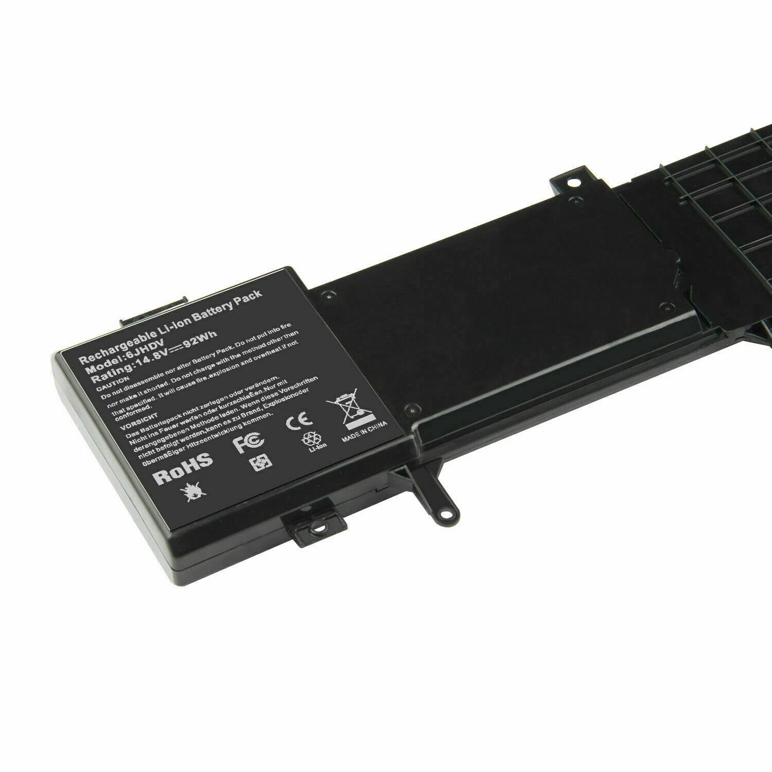 For Dell Alienware 17 R2 R3 14.8V 92Wh 8 Cell 17.3" Laptop Battery 6JHDV YKWXX F