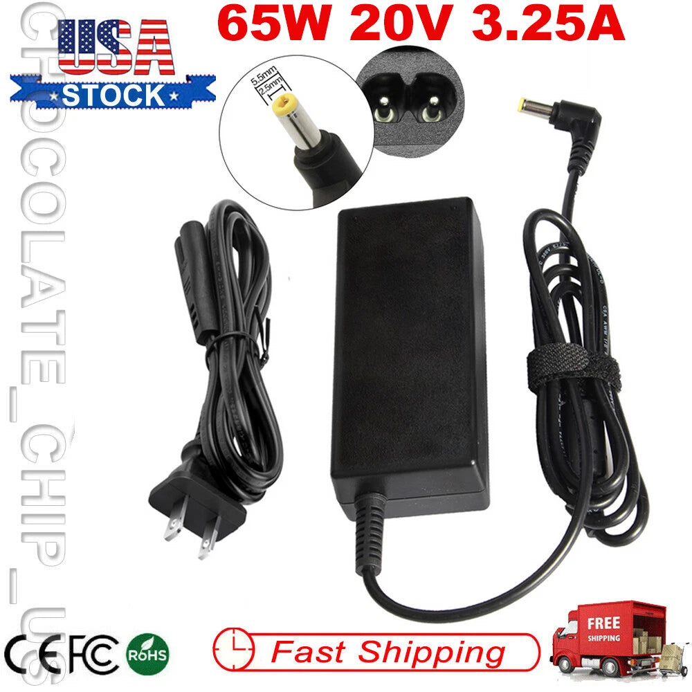 AC Adapter Charger Power for Lenovo IdeaPad G530 G550 G555 G560 Y450 Y530 Y470