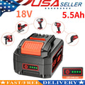 5.5Ah For Flex 18V Lithium-Ion Battery FL1850 Compatible with Flex Cordless Tool