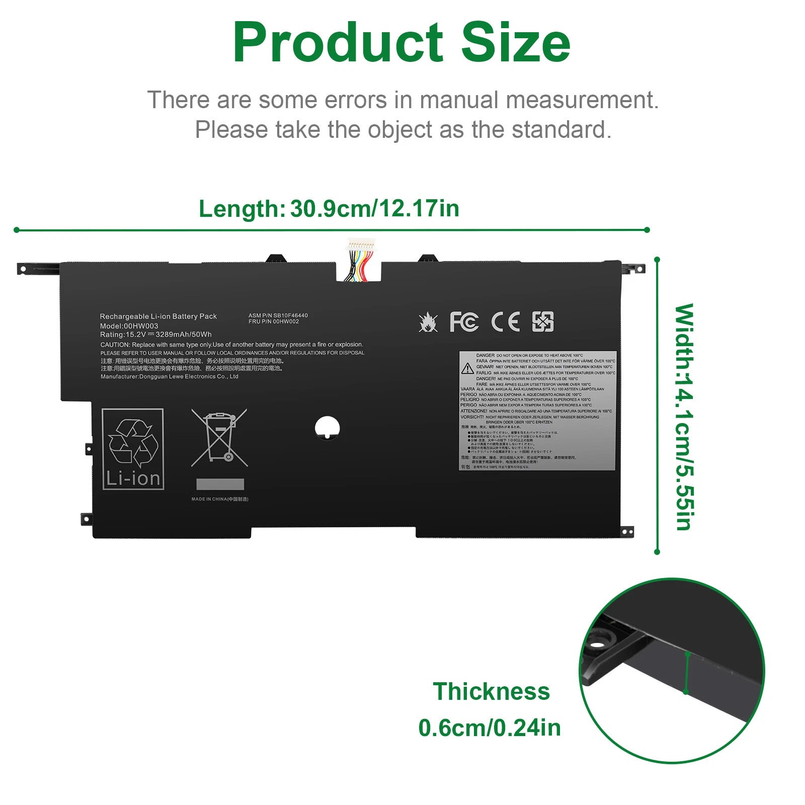 00HW002 00HW003 Laptop Battery For Lenovo ThinkPad X1 Carbon Gen 3 Series 2015