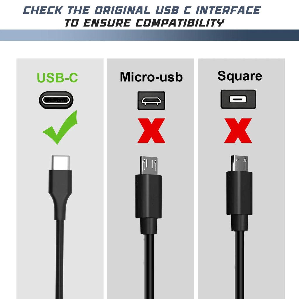 LOT Type-C USB-C Laptop Adapter Charger for Dell HP ASUS Lenovo Acer MacBook US