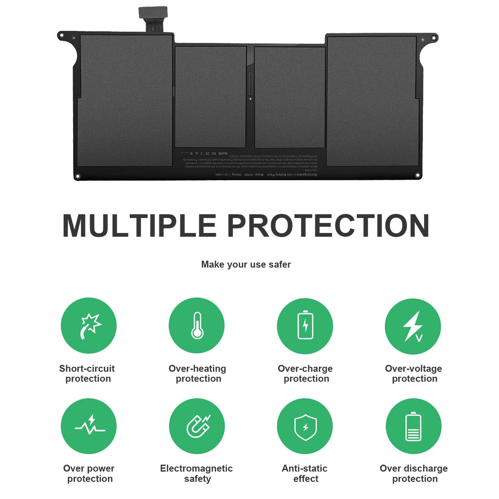 New A1406 A1495 Battery for Apple MacBook Air 11" A1370 Mid 2011 A1465 2012~2014