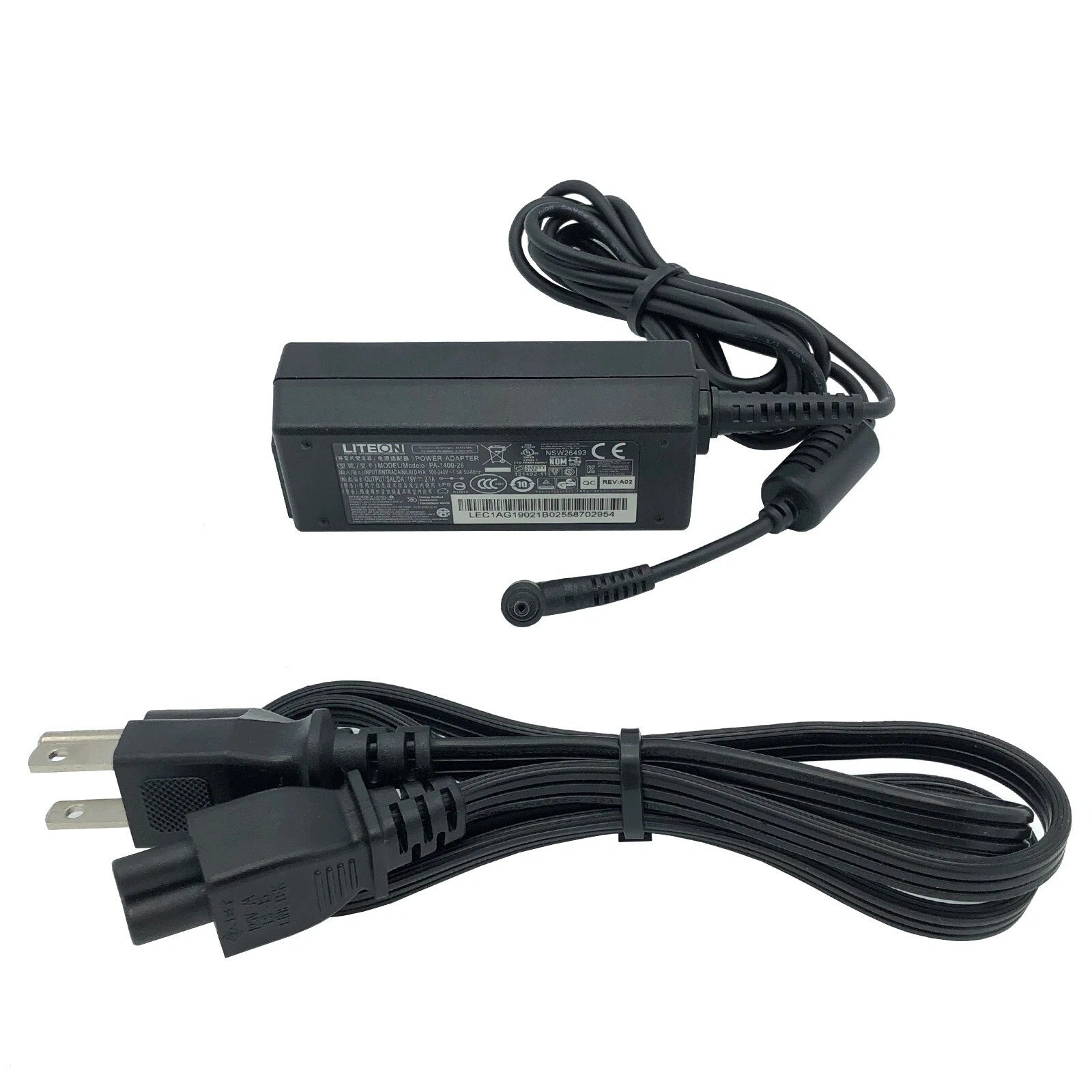 NEW Original LiteOn 19V AC Power Adapter Charger for Samsung Series 5 Notebooks