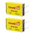 2x OmniCel ER651625 3.6V 750mAh Prismatic Lithium Battery BL-7PN Telematics