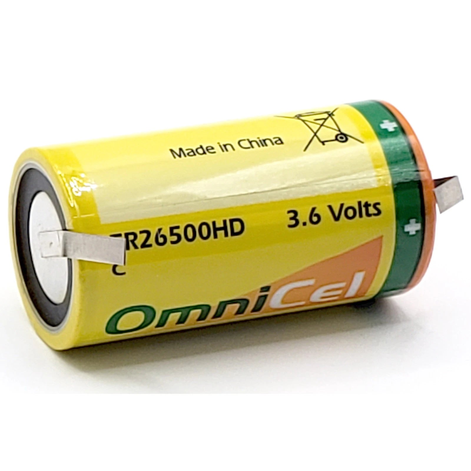 OmniCel ER26500HD 3.6V 6.5Ah Sz C Battery w/ Tabs Utility Telematics